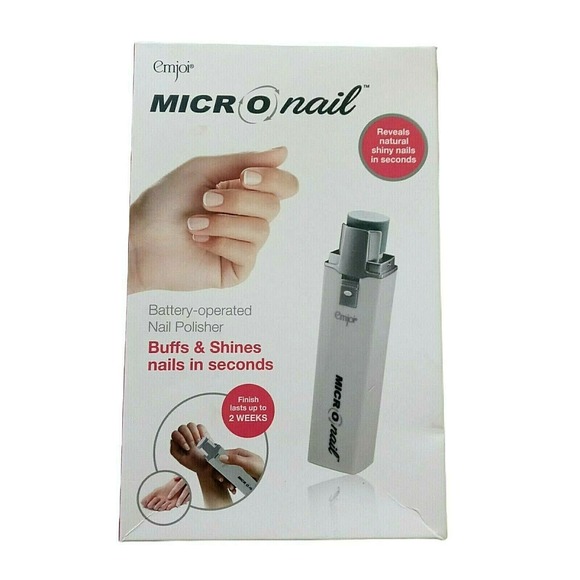 Emjoi Micro Nail Polisher Buffs Smooths Shines Get Healthy Nails Home Care Kit - Picture 3 of 12